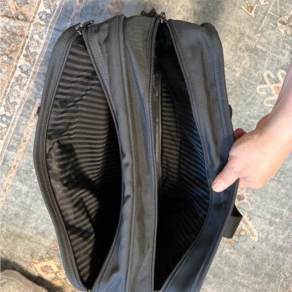 Tumi oversized black briefcase